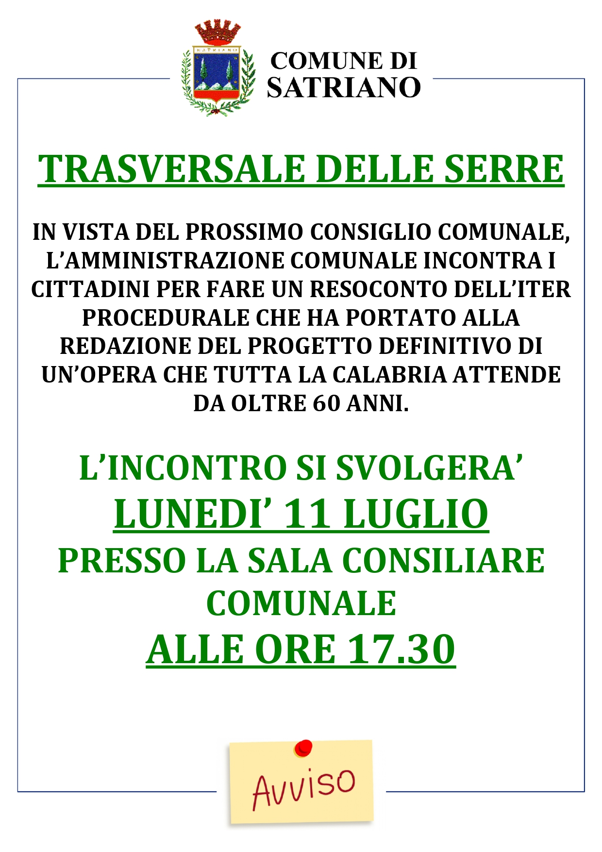 TRASVERSALE DELLE SERRE