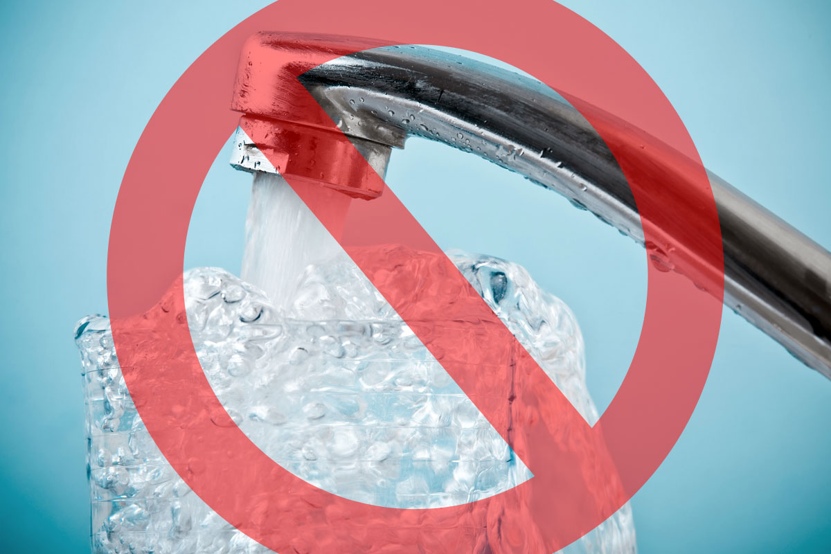 SOSPENSIONE UTILIZZO ACQUA PER SCOPI POTABILI